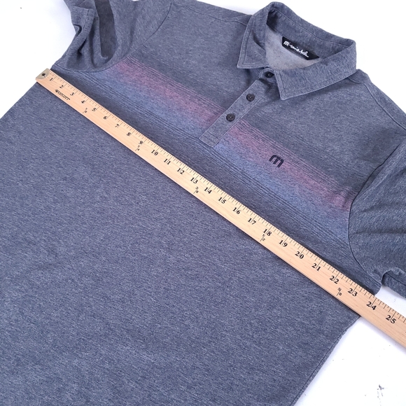 Travis Mathew Stiped Golf Polo Shirt XL Were Dancin - Picture 4 of 10